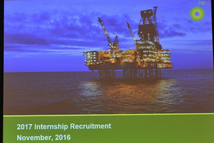 Summer Internship 2017 at BP presented at BHOS 